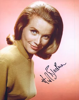 Honor Blackman autograph