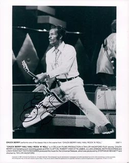 Chuck Berry autograph