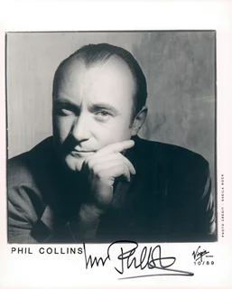 Phil Collins autograph