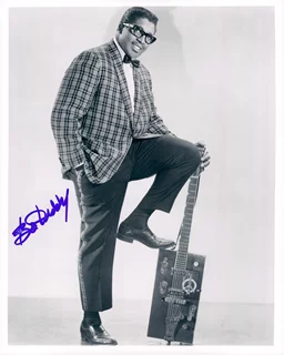 Bo Diddley autograph