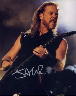 James Hetfield autograph