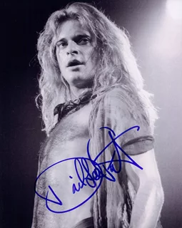 David Lee Roth autograph