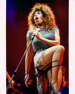 Tina Turner autograph