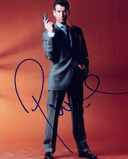 Pierce Brosnan autograph