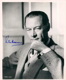 Rex Harrison autograph