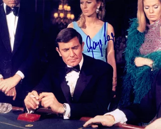 George Lazenby autograph
