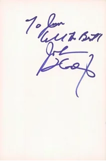 Johnnie Cochran autograph