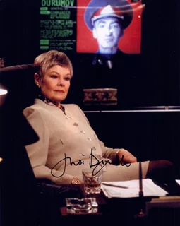 Judi Dench autograph