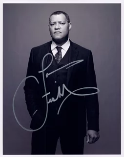 Laurence Fishburne autograph