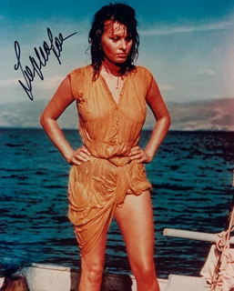 Sophia Loren autograph