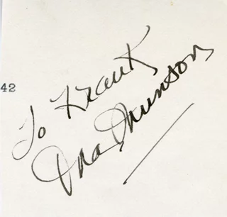 Ona Munson autograph
