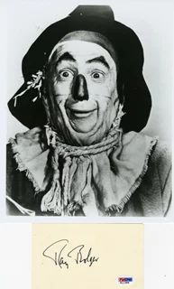 Ray Bolger autograph