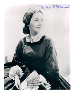 Olivia DeHavilland autograph