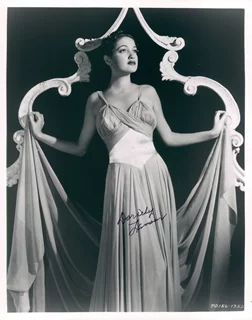 Dorothy Lamour autograph