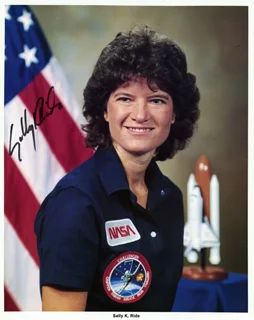 Sally Ride autograph
