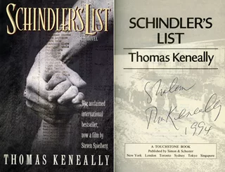 Thomas Keneally autograph