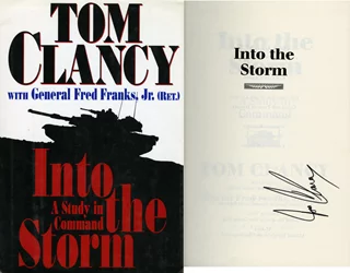 Tom Clancy autograph