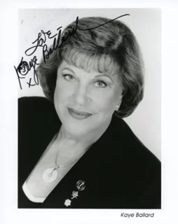 Kaye Ballard autograph