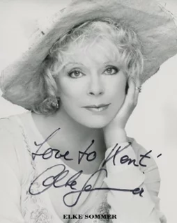 Elke Sommer autograph