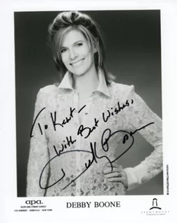 Debby Boone autograph