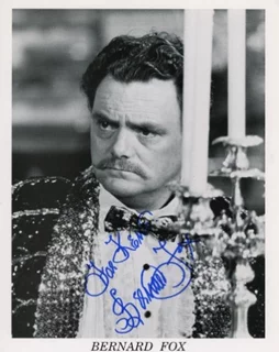 Bernard Fox autograph