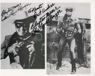 Clayton Moore autograph