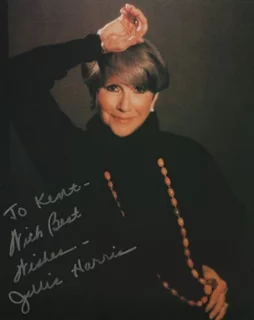 Julie Harris autograph