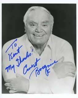 Ernest Borgnine autograph