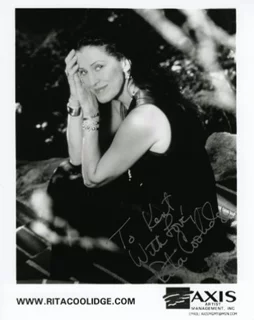 Rita Coolidge autograph