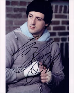 Sylvester Stallone autograph