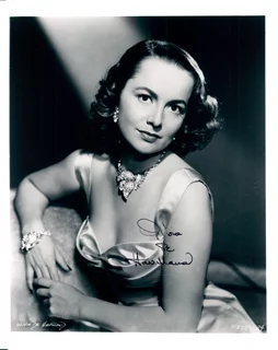 Olivia DeHavilland autograph