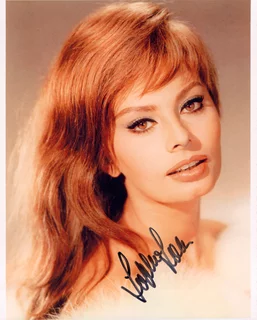 Sophia Loren autograph