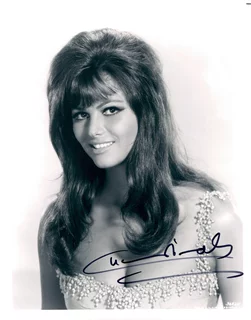 Claudia Cardinale autograph