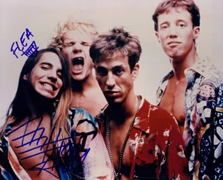 Red Hot Chili Peppers autograph