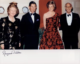 Margaret Thatcher autograph