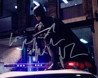 Christian Bale autograph