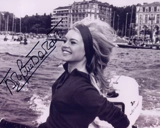 Brigitte Bardot autograph