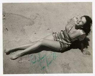 Jane Russell autograph