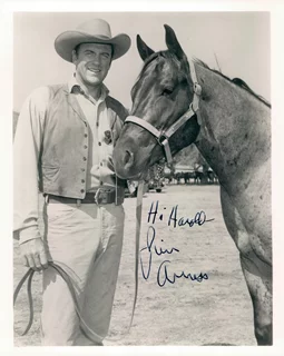 Jim Arness autograph