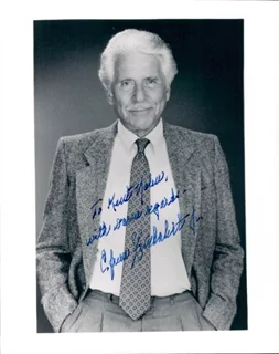 Efrem Zimbalist, Jr. autograph