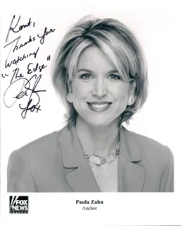Paula Zahn autograph