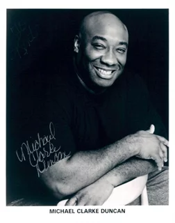 Michael Clarke Duncan autograph