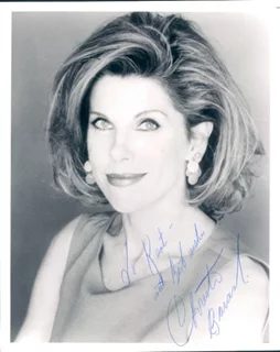Christine Baranski autograph