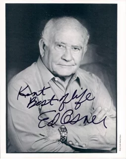 Ed Asner autograph