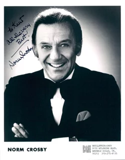 Norm Crosby autograph