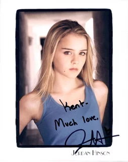 Jordan Hinson autograph