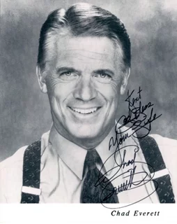 Chad Everett autograph