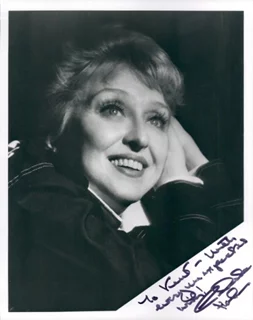 Celeste Holm autograph