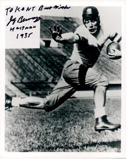 Jay Berwanger autograph