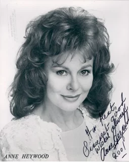Anne Heywood autograph